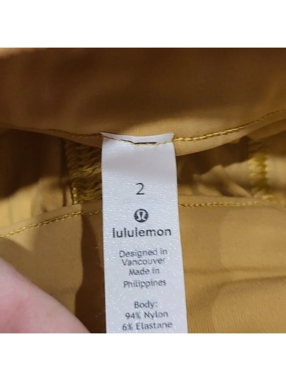 Lululemon Beyond the Studio Pant Slim Gold Buff like new